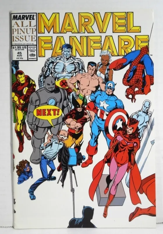 Marvel Fanfare #45 1989, Raw from auction in Ottawa, Ohio — image 33