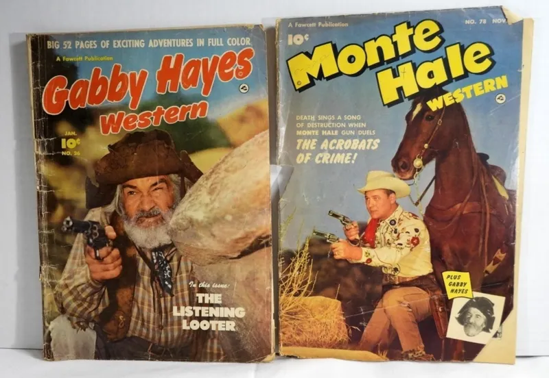 Fawcett Western Comics Lot Gabby Hayes Monte Hale from auction in Ottawa, Ohio — image 31