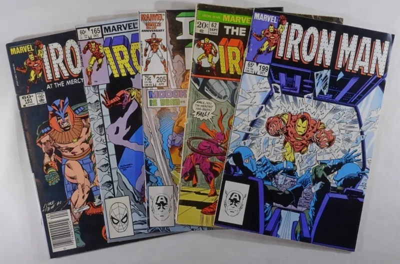 Iron Man Comics Lot - 5 Issues 1980s-90s (raw) from auction in Ottawa, Ohio — image 37