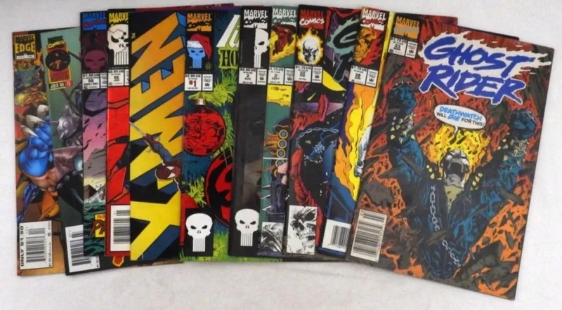 Marvel Comics Lot 90s Issues X-Men Punisher Ghost from auction in Ottawa, Ohio — image 41