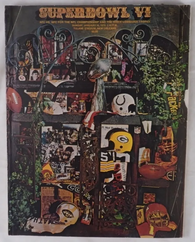 Super Bowl VI Official Program 1972, Raw from auction in Ottawa, Ohio — image 42