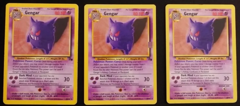 (3) 1999 Gengar Fossil Set from auction in Ottawa, Ohio — image 14