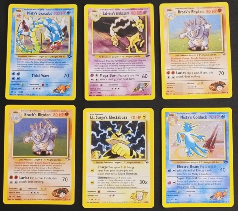 Pokemon Gym Heroes/Challenge Lot, 6 Cards from auction in Ottawa, Ohio — image 41