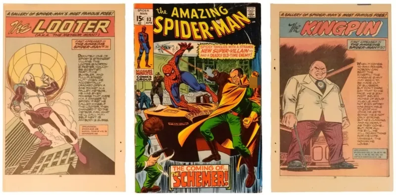 1970 #83 Spider-Man PLUS (2) Pin-Ups from auction in Ottawa, Ohio — image 34