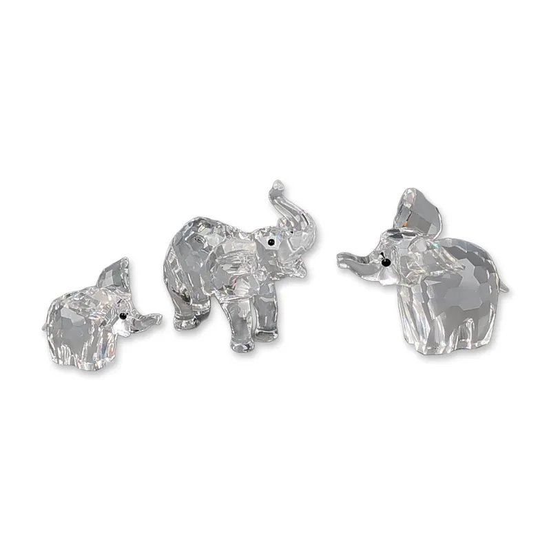 Three Swarovski Silver Crystal Figurines, Elephants from auction in Hollywood, Florida — image 29