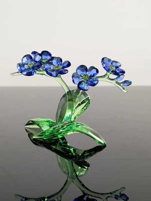 Swarovski Crystal Paradise Flower Figurine, Forget-Me-Not from auction in Hollywood, Florida — image 31
