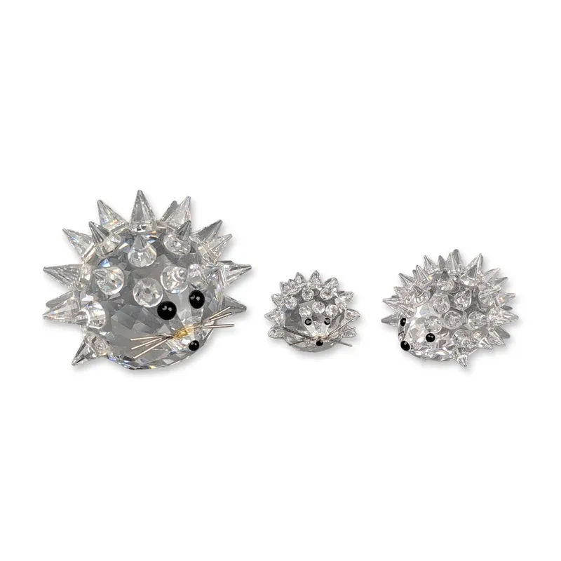 Three Swarovski Silver Crystal Figurines, Graduated Hedgehogs from auction in Hollywood, Florida — image 37