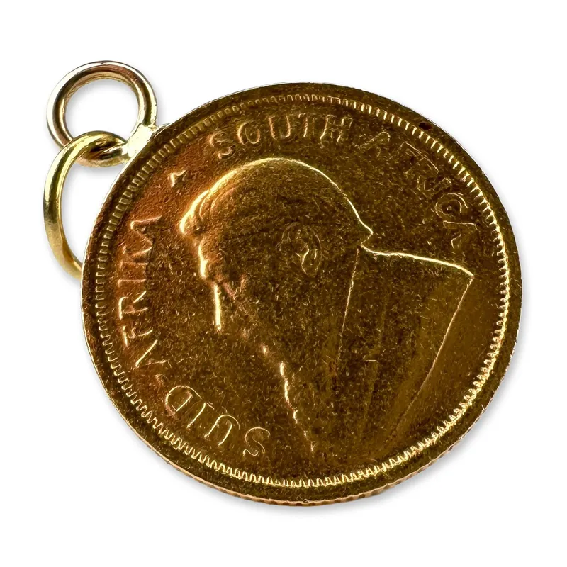 South African 1982 1/10 Oz Gold Krugerrand Pendant from auction in Hollywood, Florida — image 4