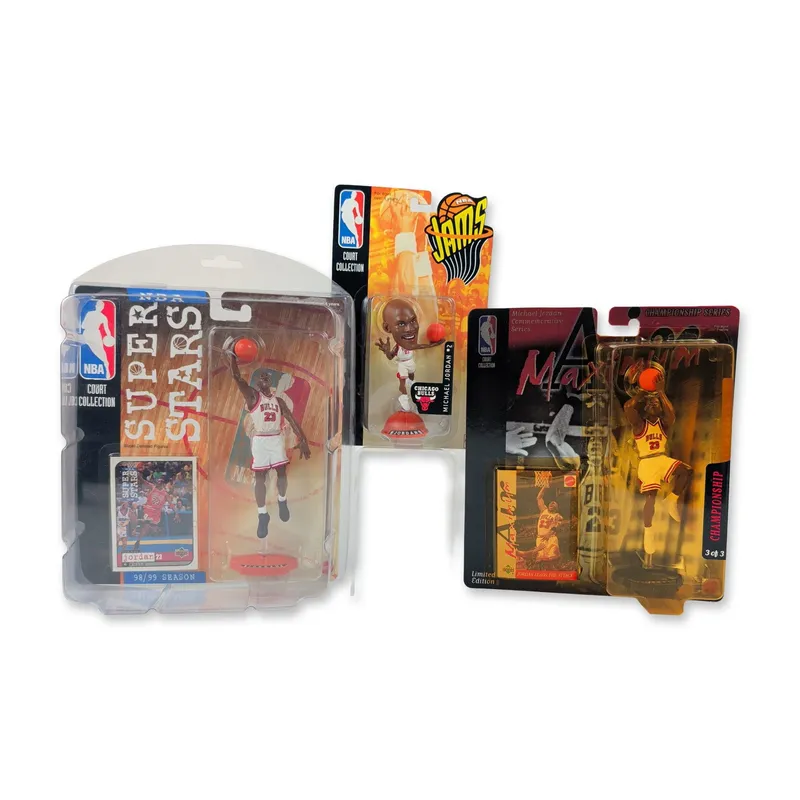 3pc Mattel Michael Jordan Action Figures from auction in Hollywood, Florida — image 10