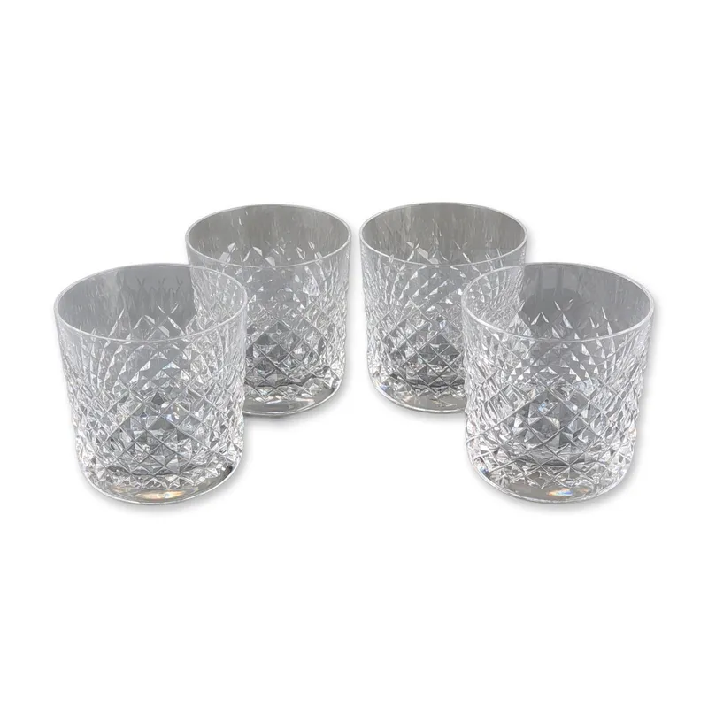 4pc Waterford Cut Lead Crystal Old Fashioned Tumblers, Alana Pattern from auction in Hollywood, Florida — image 42