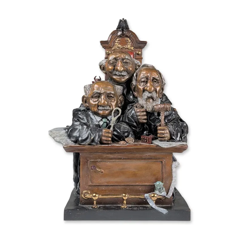 Charles Bragg (American, 1931-2017), Court of Appeals Bronze Sculpture from auction in Hollywood, Florida — image 9