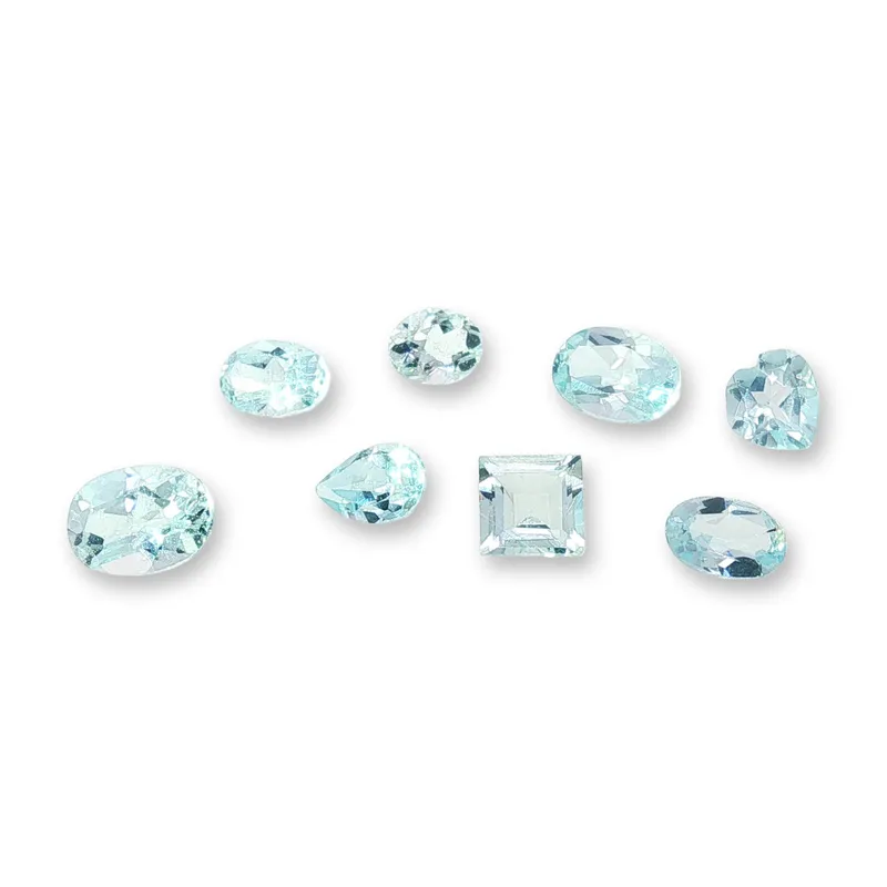 Eight Assorted Loose Blue Topaz Gemstones from auction in Hollywood, Florida — image 14