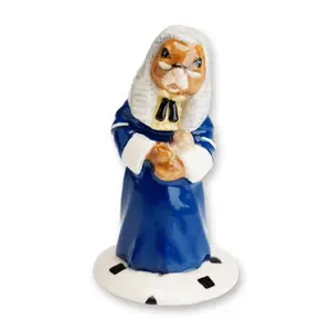 Royal Doulton Bunnykins No Ears Special Colorway Prototype Figurine, Judge DB188