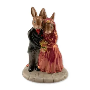 Royal Doulton Prototype Lustre Bunnykins Figurine, Wedding Day