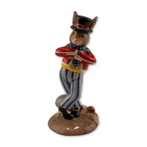 Royal Doulton Prototype Bunnykins Figurine, Hornpiper