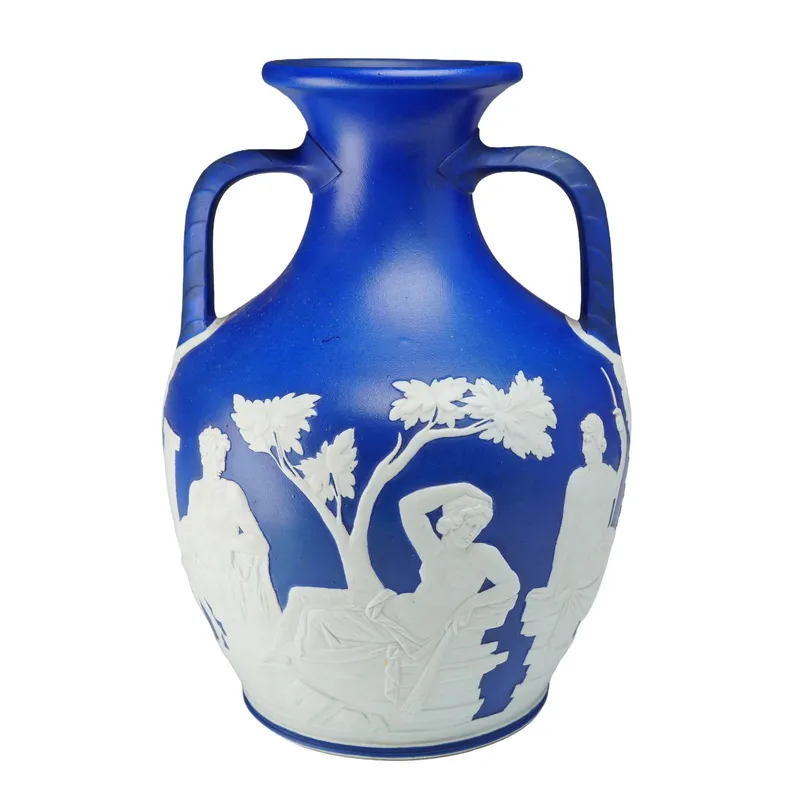 Wedgwood Cobalt Blue Jasperware Portland Vase from auction in Hollywood, Florida — image 13