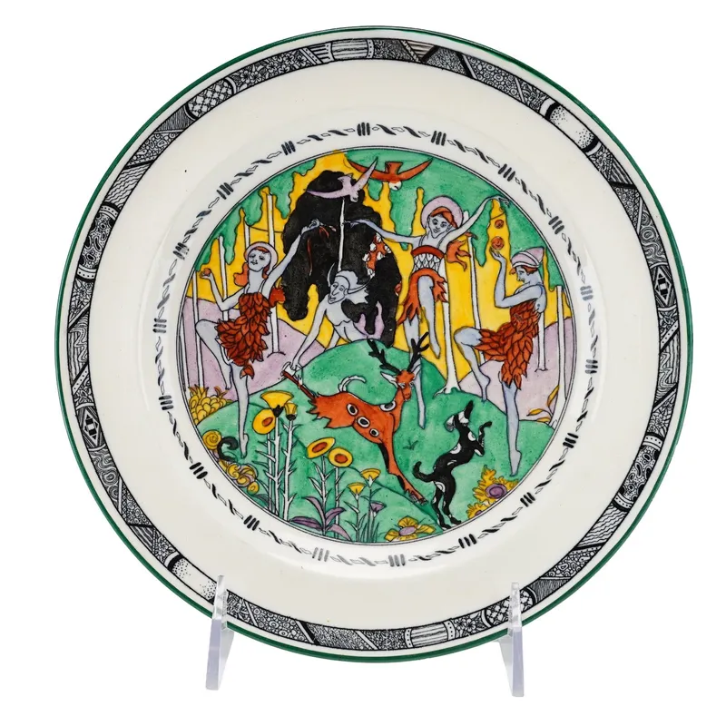 Wedgwood Fairyland Etruria Cabinet Plate, Silenus from auction in Hollywood, Florida — image 14