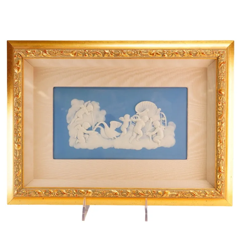 Wedgwood Blue Jasperware Plaque from auction in Hollywood, Florida — image 24