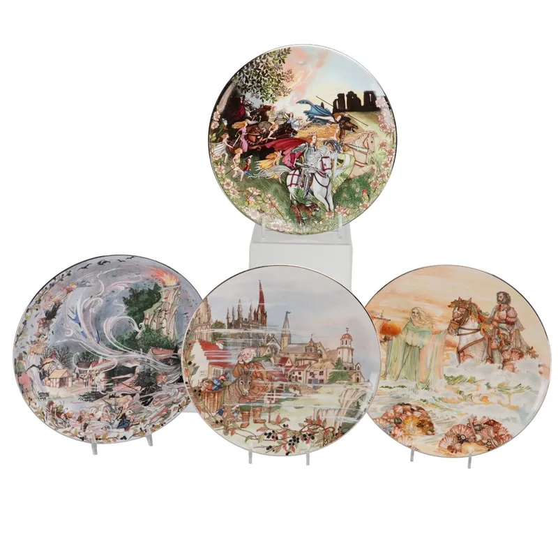Set of Wedgwood Bone China English Folklore Collector Plates by Jenny Rhodes from auction in Hollywood, Florida — image 45