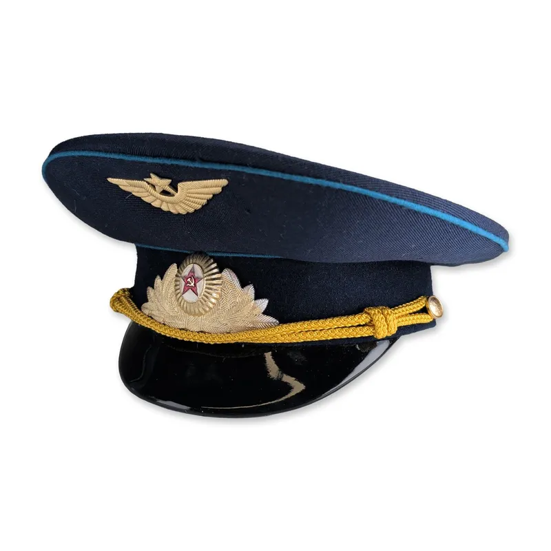 Vintage Soviet Air Force Officer Visor Cap from auction in Hollywood, Florida — image 12