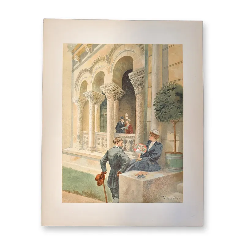 1893 Chicago World Fair Columbian Exposition Chromolithograph on Paper from auction in Hollywood, Florida — image 15