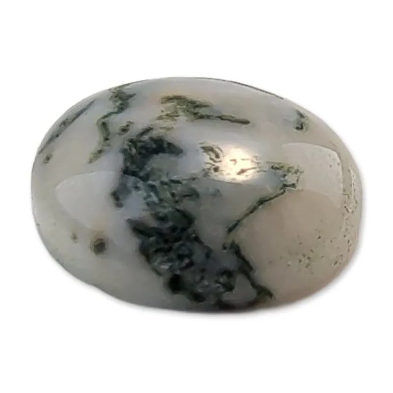 Moss Agate Oval Cabochon from auction in Hollywood, Florida — image 33