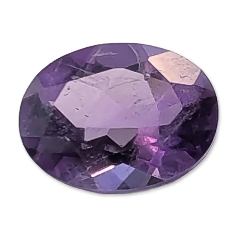 Oval Faceted Purple Amethyst Gemstone from auction in Hollywood, Florida — image 39