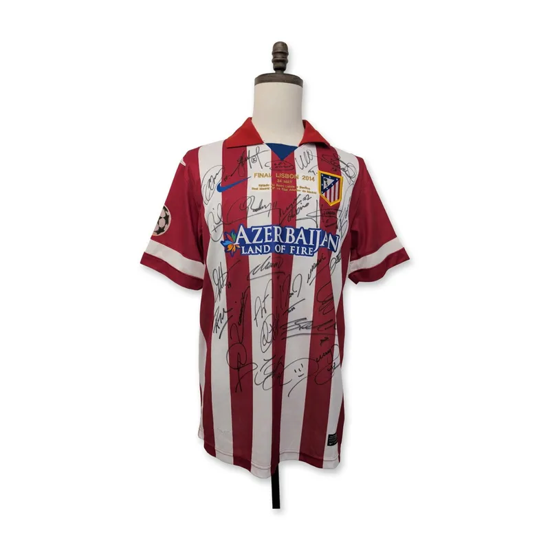 Signed 2014 Atletico Madrid Diego Costa Soccer Jersey from auction in Hollywood, Florida — image 46