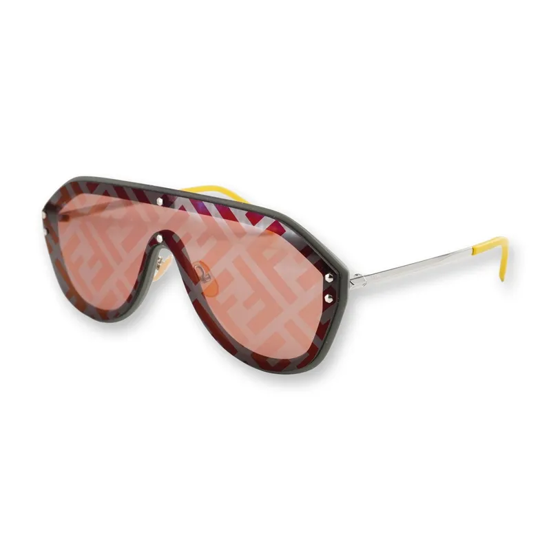 Fendi Fabulous FF M0039 Shield Sunglasses with Case from auction in Hollywood, Florida — image 15