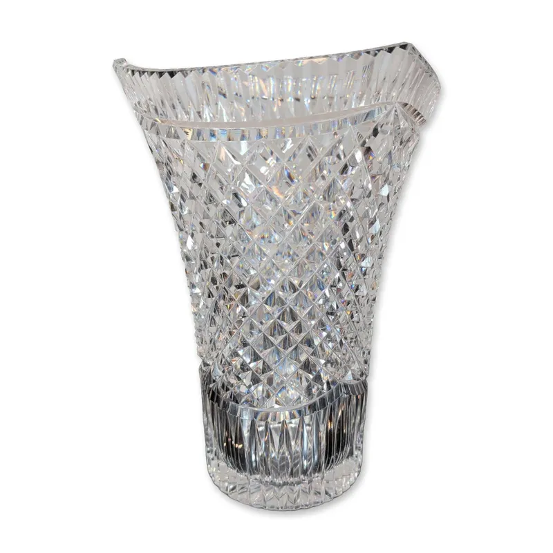 Waterford Irish Lead Crystal Flared Vase from auction in Hollywood, Florida — image 23
