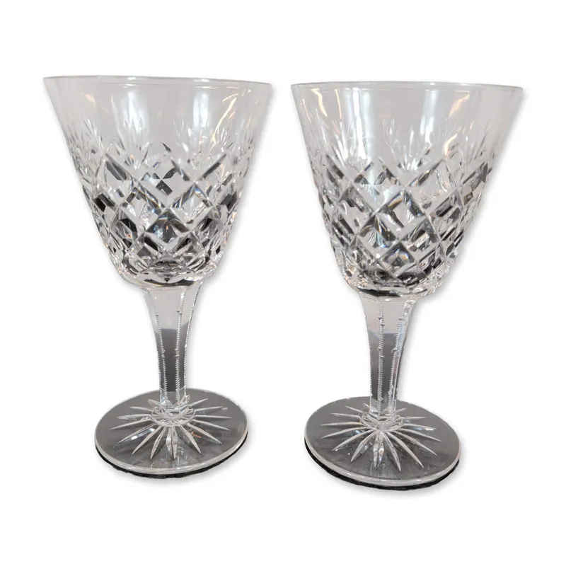 Pair of Cut Crystal Wine Glasses from auction in Hollywood, Florida — image 30