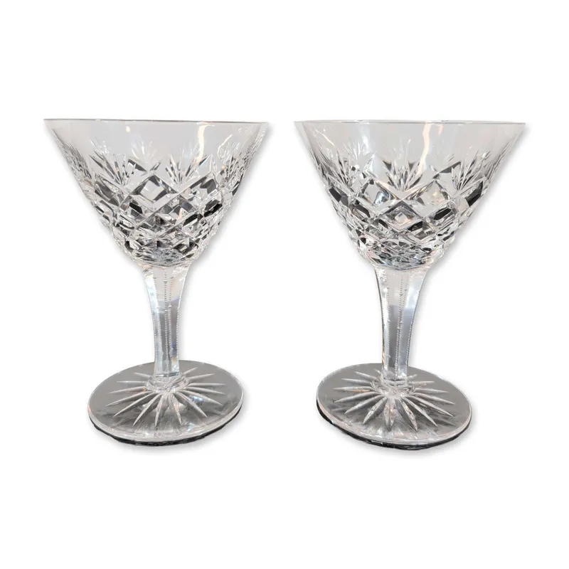 2pc Lead Crystal Stemmed Glasses from auction in Hollywood, Florida — image 42