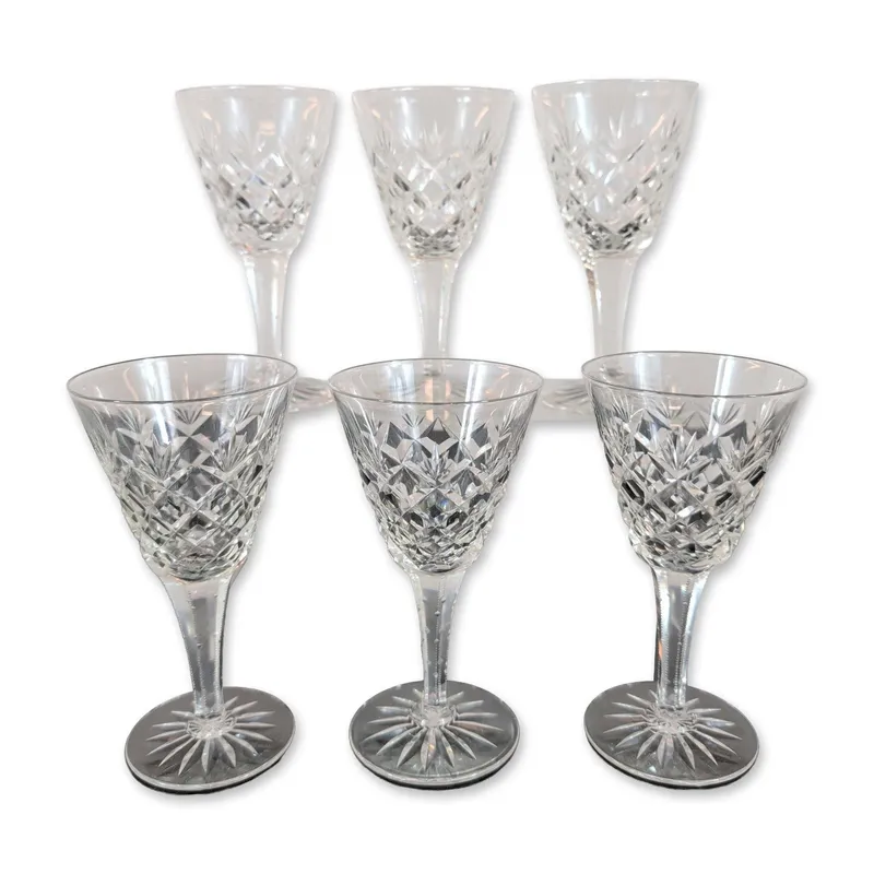 Set of Six Cut Crystal Sherry Glasses from auction in Hollywood, Florida — image 47