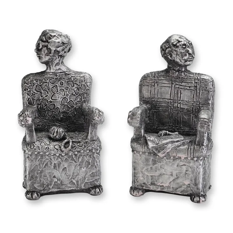 Austin Productions Brutalist Style Durastone Bookends from auction in Hollywood, Florida — image 34