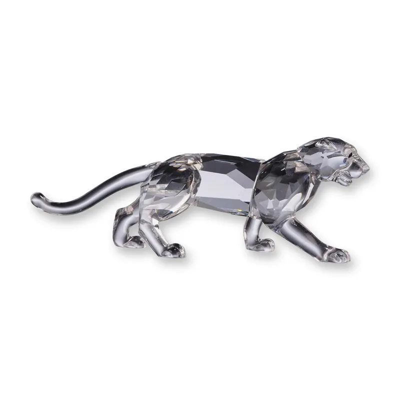 Signed Swarovski Silver Crystal Signed Leopard Figurine from auction in Hollywood, Florida — image 29