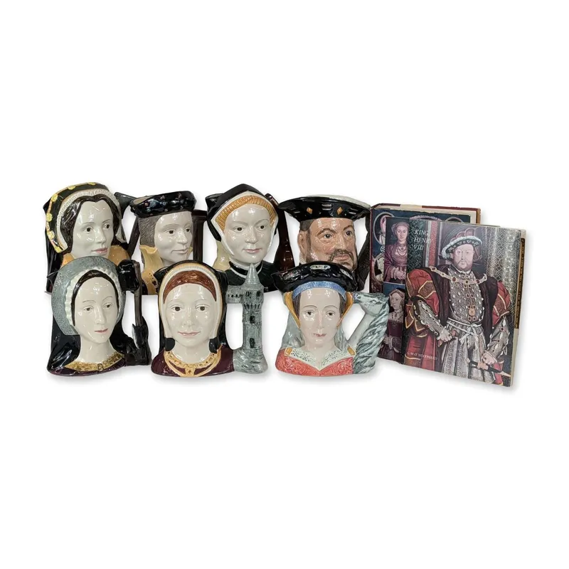 10pc Royal Doulton Henry VIII and Wives Collection from auction in Hollywood, Florida — image 3