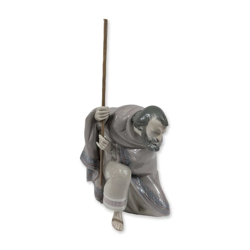 Lladro Saint Joseph Porcelain Nativity Figurine 5476 from auction in Hollywood, Florida — image 18