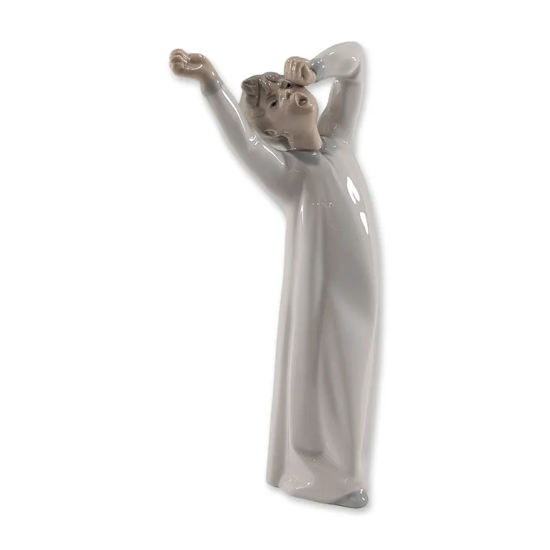 Lladro Spanish Glazed Porcelain Boy Yawning Figurine from auction in Hollywood, Florida — image 33