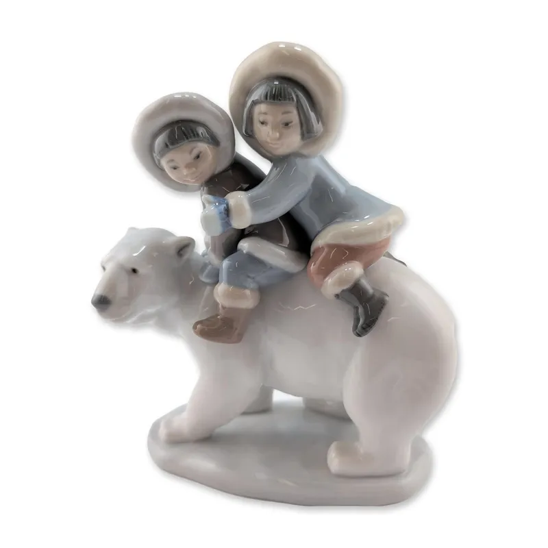 Lladro Porcelain Figurine, Eskimo Riders 01005353 from auction in Hollywood, Florida — image 46