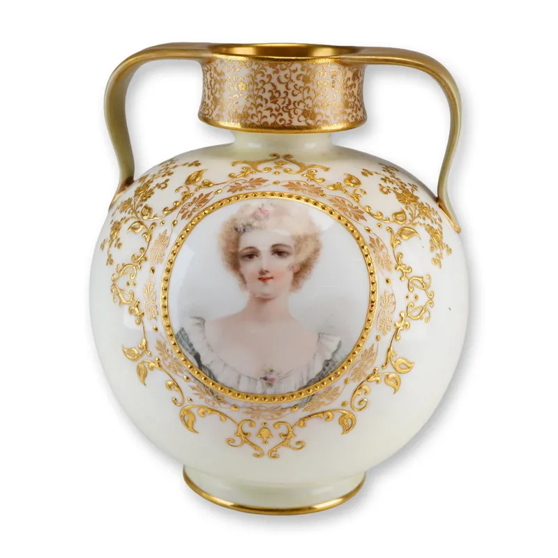 Doulton Burslem by James Boulton Portrait Vase from auction in Hollywood, Florida — image 9