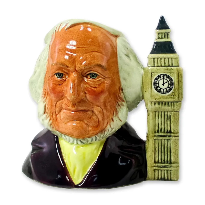 John Doulton 2 O'Clock D6656 Small Doulton Character Jug from auction in Hollywood, Florida — image 42