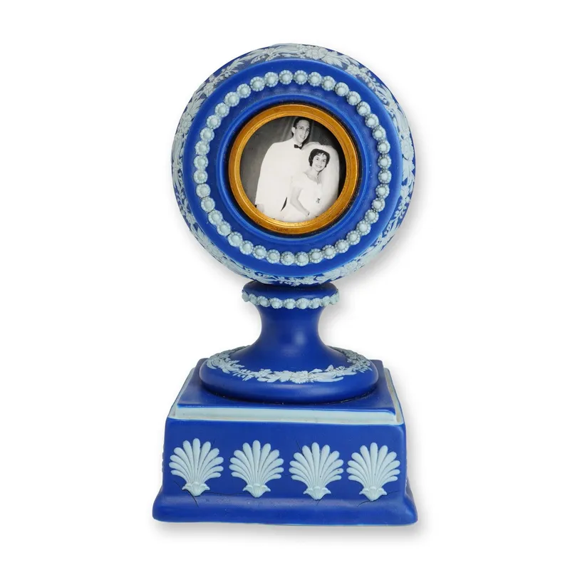 Daniel Steel of Burslem Blue Jasperware Watch Stand from auction in Hollywood, Florida — image 22