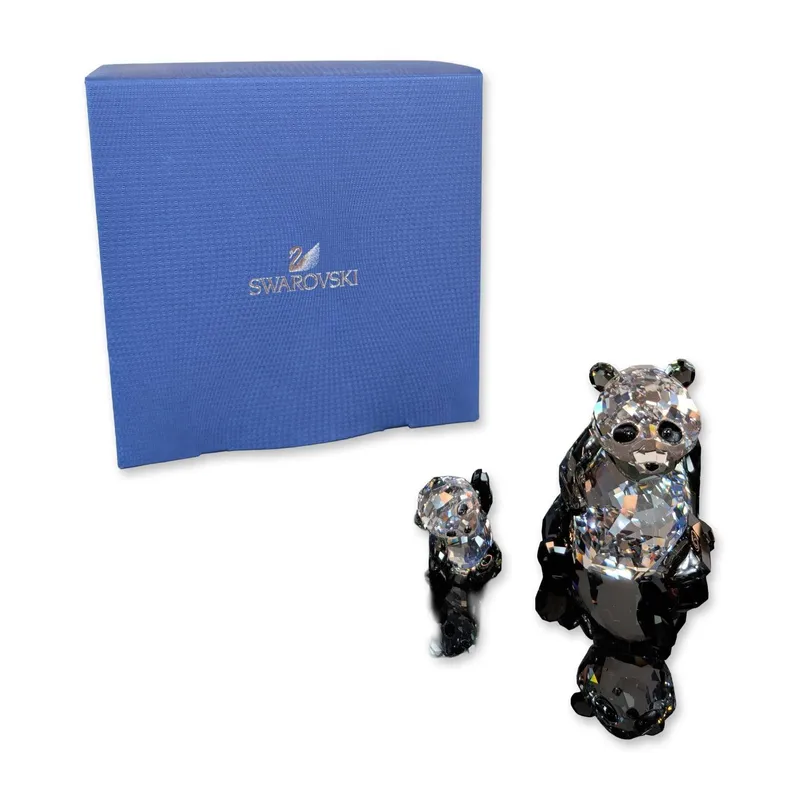 Swarovski Crystal Panda Mother with Baby Figurines from auction in Hollywood, Florida — image 44