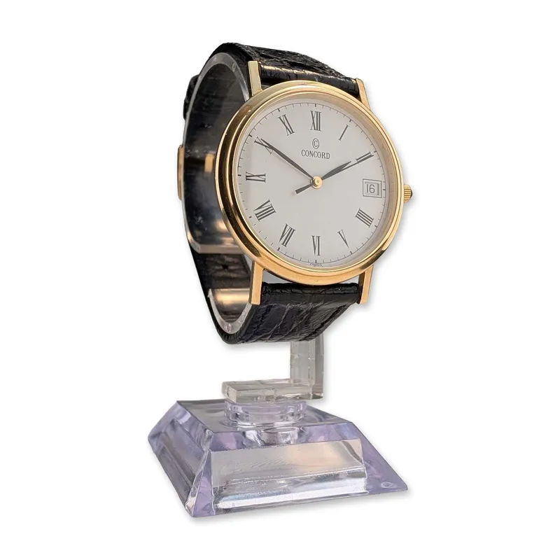 Concord 14K Yellow Gold Classic Dress Watch from auction in Hollywood, Florida — image 3
