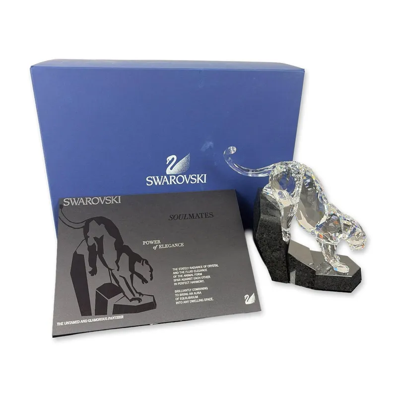 Swarovski Power of Elegance Soulmates Crystal Panther Figure from auction in Hollywood, Florida — image 46