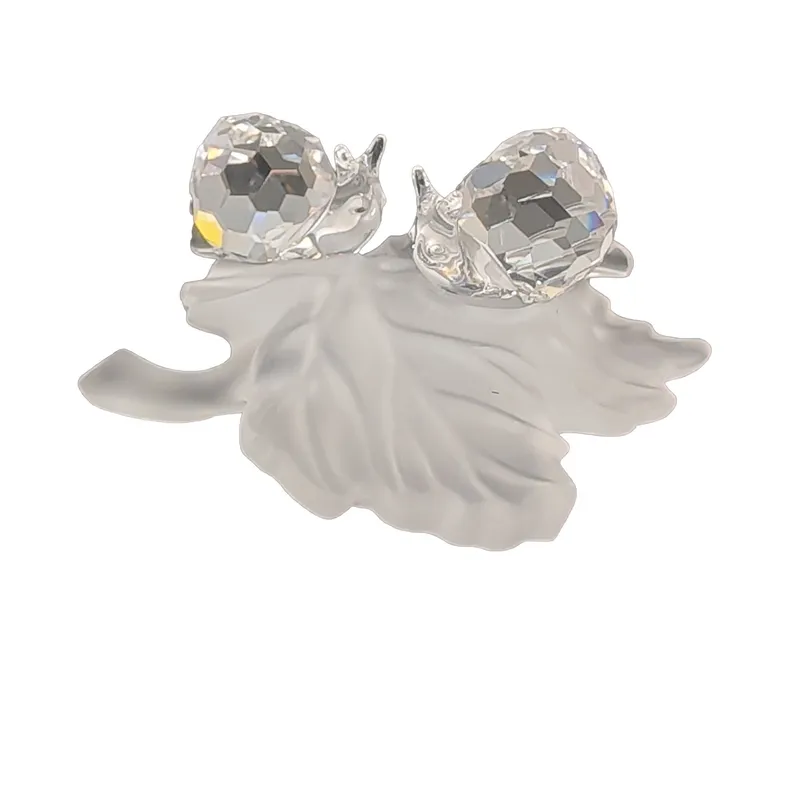 Swarovski Crystal Baby Snails on Leaf Figurine from auction in Hollywood, Florida — image 14