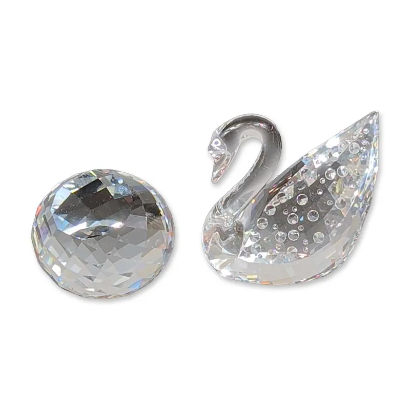 2pc Swarovski Centenary Swan Crystal Figurine Set from auction in Hollywood, Florida — image 44
