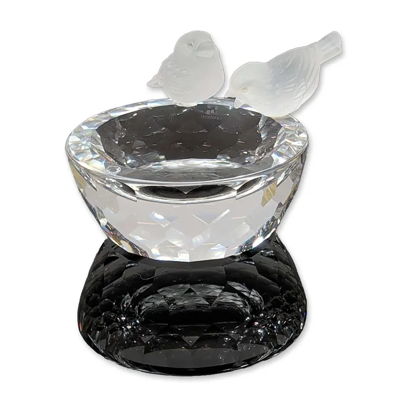 Swarovski Silver Crystal Bird Bath with Original Box from auction in Hollywood, Florida — image 48