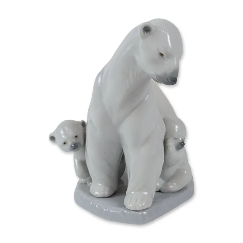 Lladro Spanish Porcelain Arctic Family Figurine from auction in Hollywood, Florida — image 13