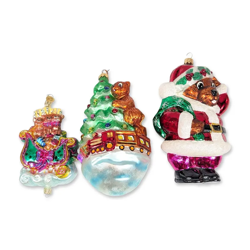 Three Christopher Radko Hand Blown Glass Ornaments from auction in Hollywood, Florida — image 41
